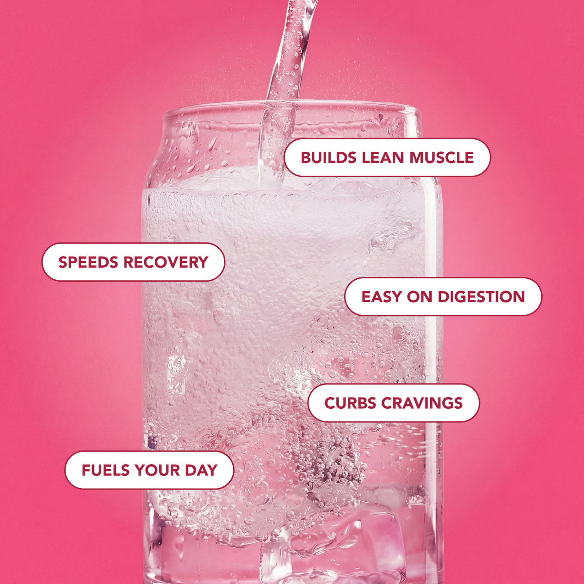 Clear Protein Soda: Cherry Lime (12 Oz. | 12 Pack)